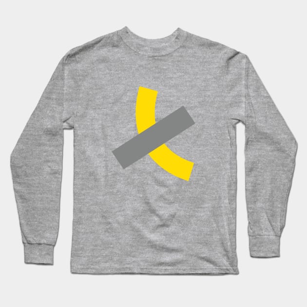 Minimal Contemporary Art Long Sleeve T-Shirt by vectalex